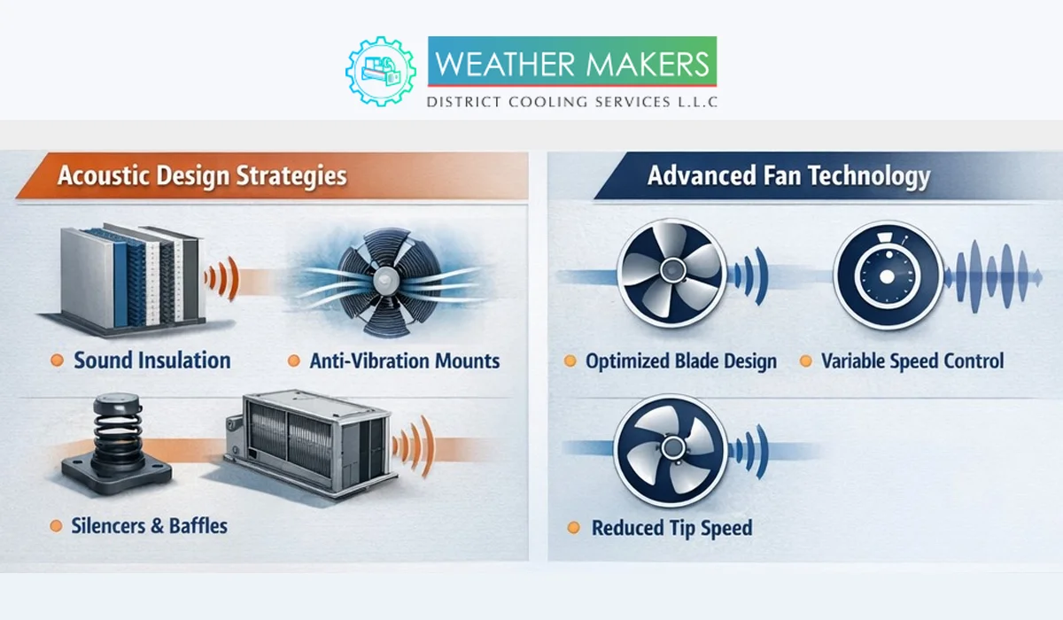 Noise Control in Air Cooled Chiller Systems