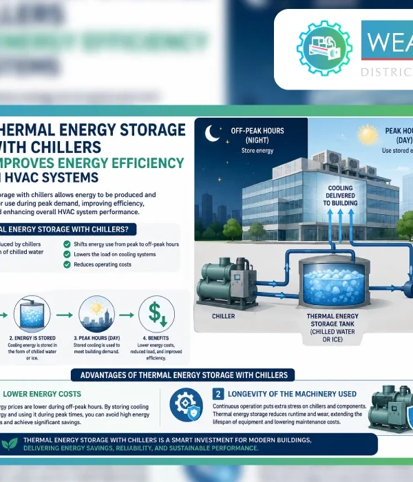 How Thermal Energy Storage with Chillers Improves Energy Efficiency in HVAC Systems Thermal Energy Storage with Chillers Improves Energy Efficiency in HVAC Systems