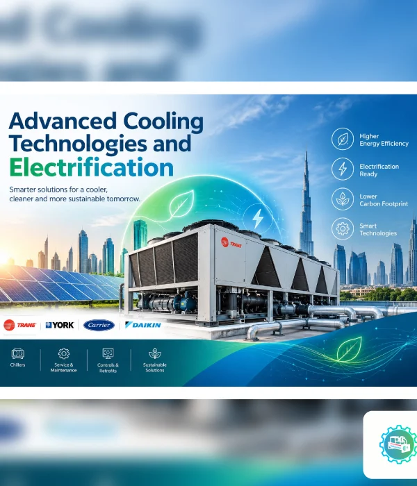 Advanced cooling technologies and electrification solutions for energy efficient HVAC systems in Dubai